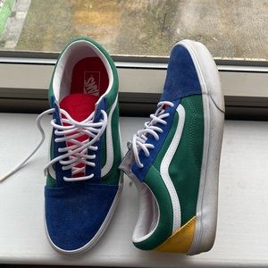 Vans old skool size 11 multi color